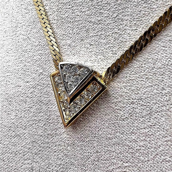 Christian Dior two tone Vintage Adjustable Necklace - Picture 1 of 12